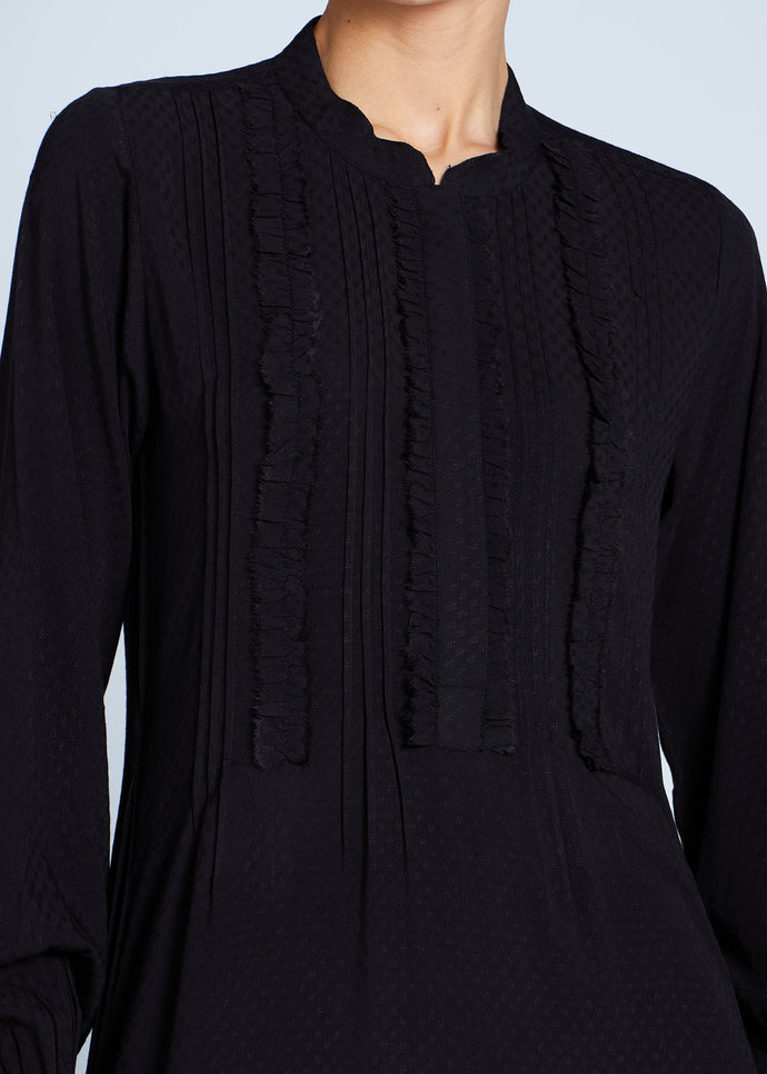 Soft Linen Self Print Abaya | Abayas | Aab Modest Wear