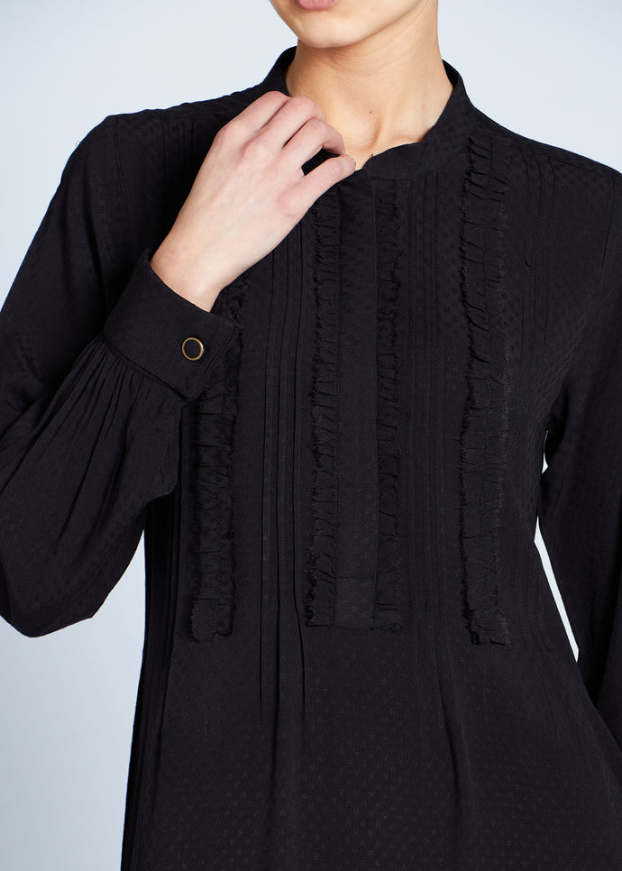 Soft Linen Self Print Abaya | Abayas | Aab Modest Wear