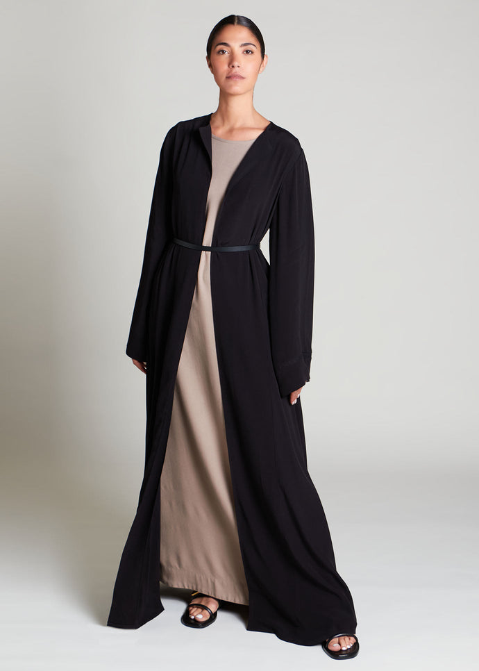 Lace Trim Kimono Black | Kimonos | Aab Modest Wear