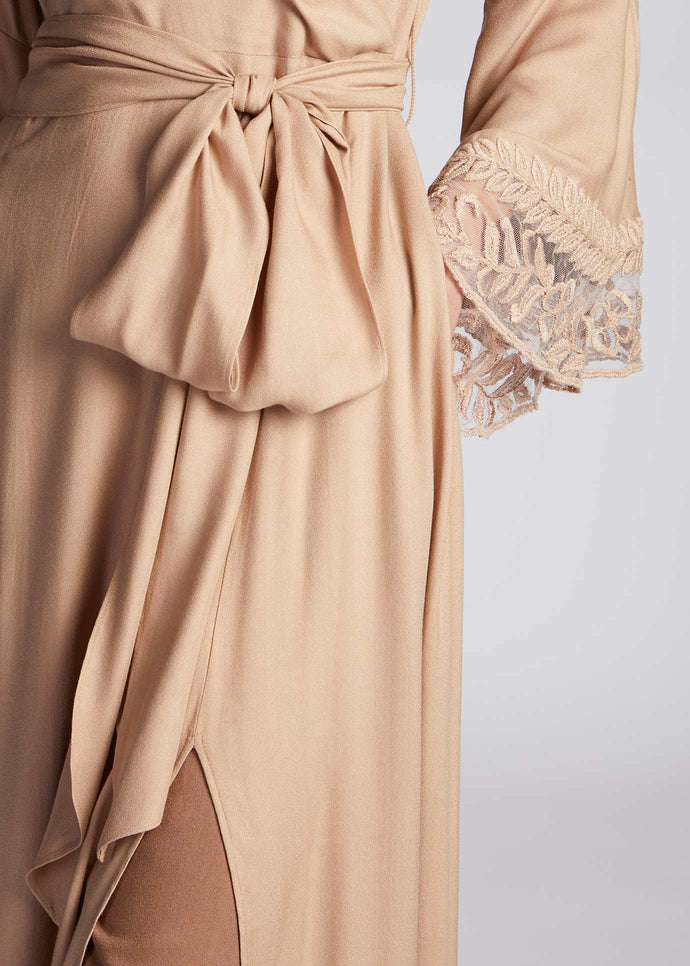 Dantel Wrap Abaya | Abayas | Aab Modest Wear