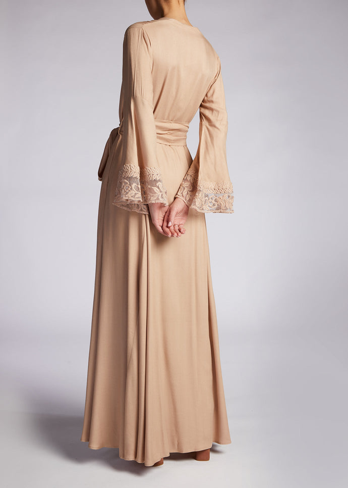 Dantel Wrap Abaya | Abayas | Aab Modest Wear