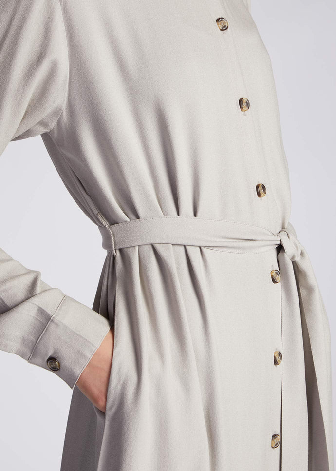 Button Down Maxi Grey