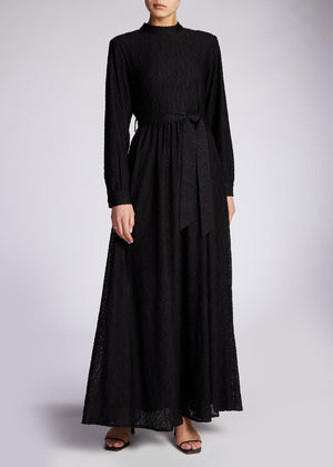 Black Lattice Maxi | Maxi Dresses | Aab Modest Wear