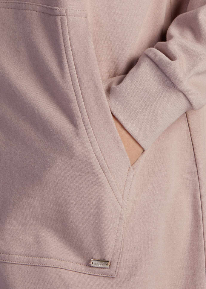 Modest Zip Up Hoody Dusky Lilac | Aab Modest Activewear