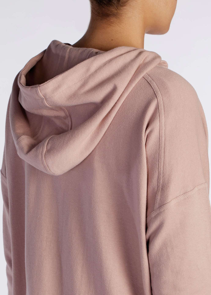 Mid Length Cotton Hoody Pink | Aab Modest Activewear