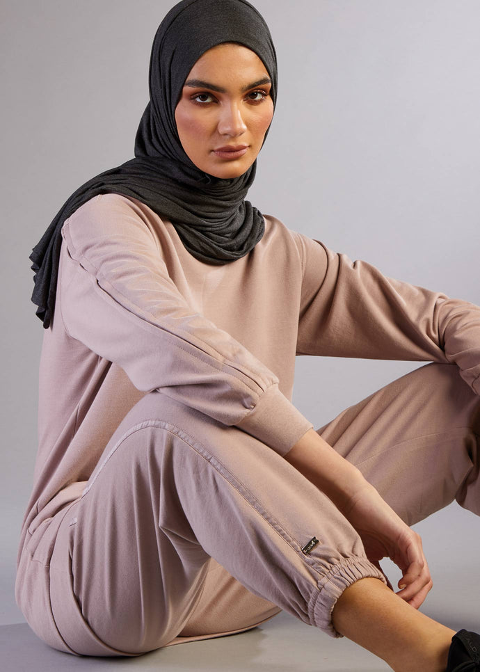 Modest Sweatshirt Dusky Lilac | Aab Modest Activewear