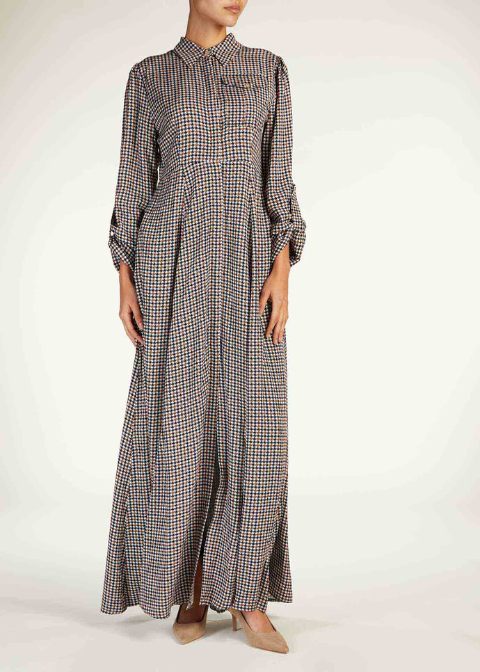 Pied de Poule Maxi | Maxi Dresses | Aab Modest Wear