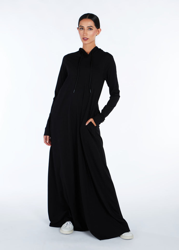 Hoody Abaya Black