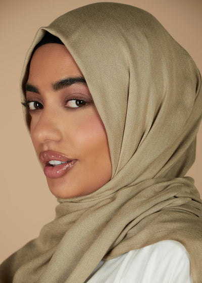 Taupe Bamboo Hijab