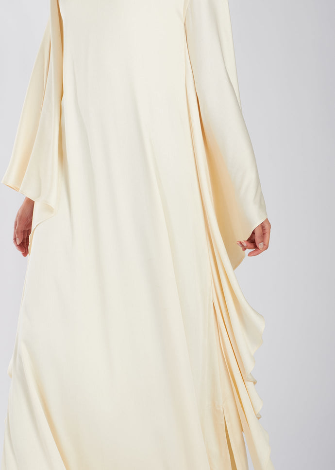 Floaty Kaftan Cream | Kaftans | Aab Modest Wear