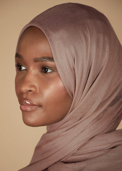 Powder Taupe Modal Hijab