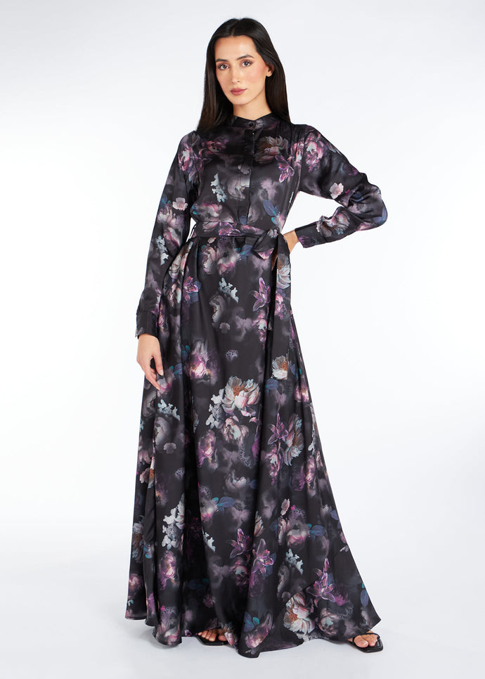 Midnight Magnolia Maxi Dress | Maxi Dresses | Aab Modest Wear