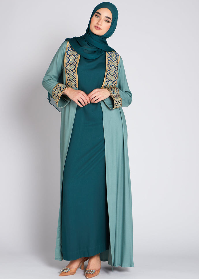 Full Slip Green | Slip Dresses | Aab Modest Wear