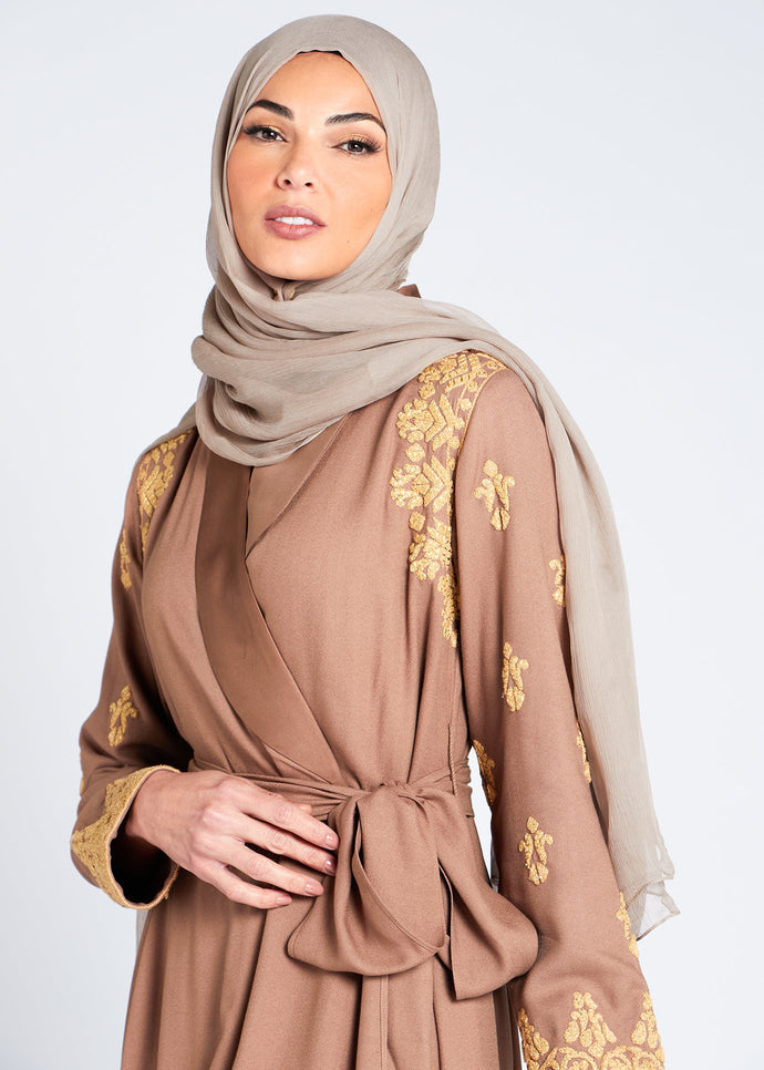Dorada Abaya Nude | Abayas | Aab Modest Wear