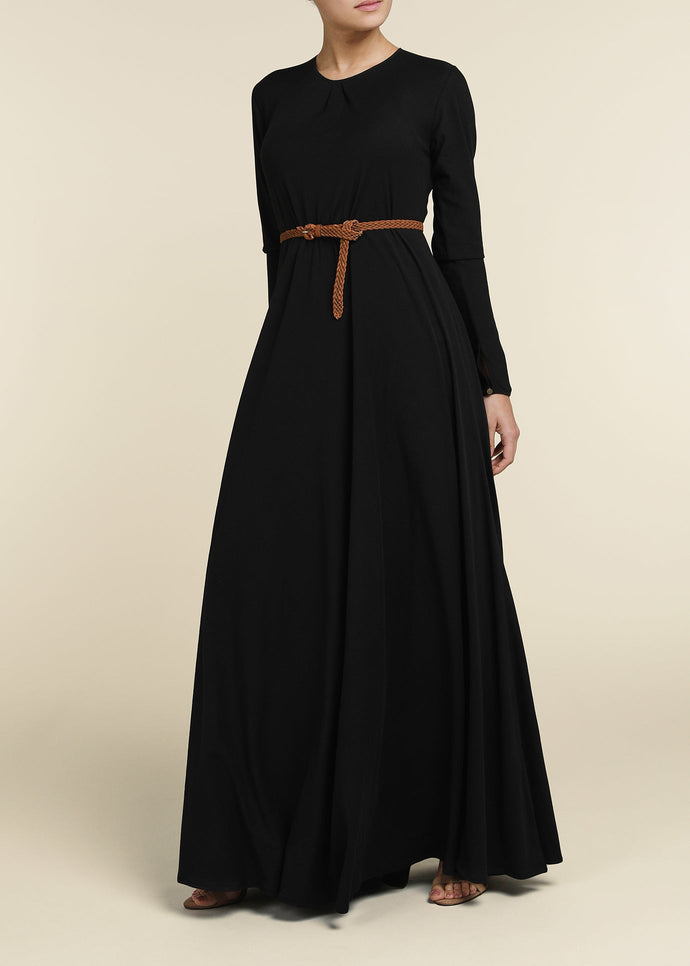 Mulberry Abaya Black
