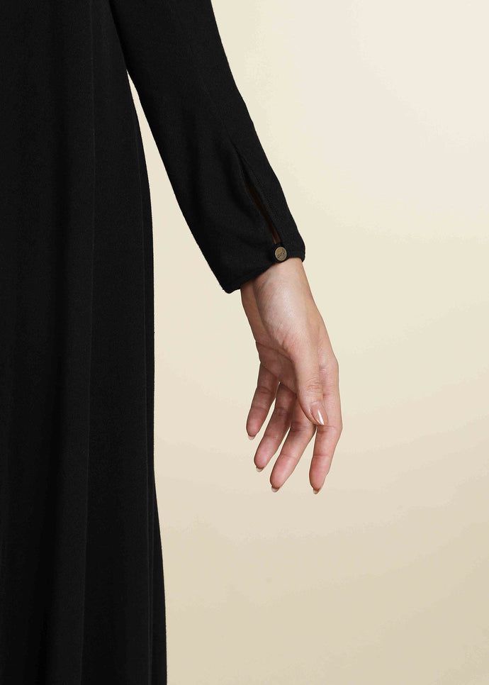 Mulberry Abaya Black