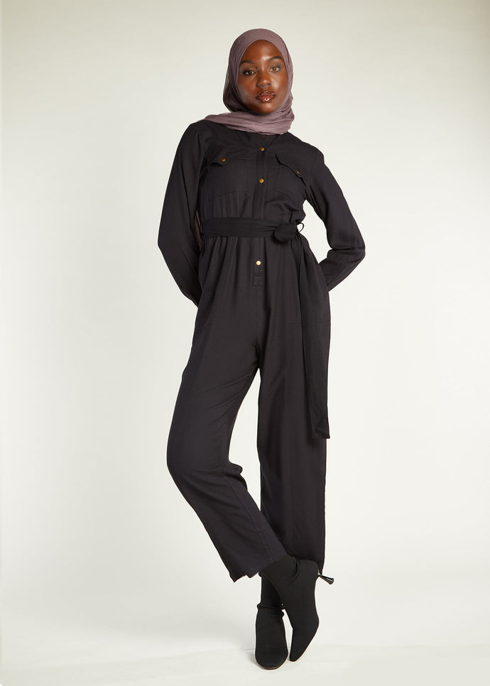Utility Jumpsuit Black