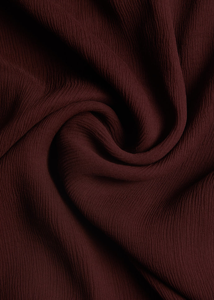 Burgundy Chiffon Silk Hijab | Hijabs | Aab Modest Wear