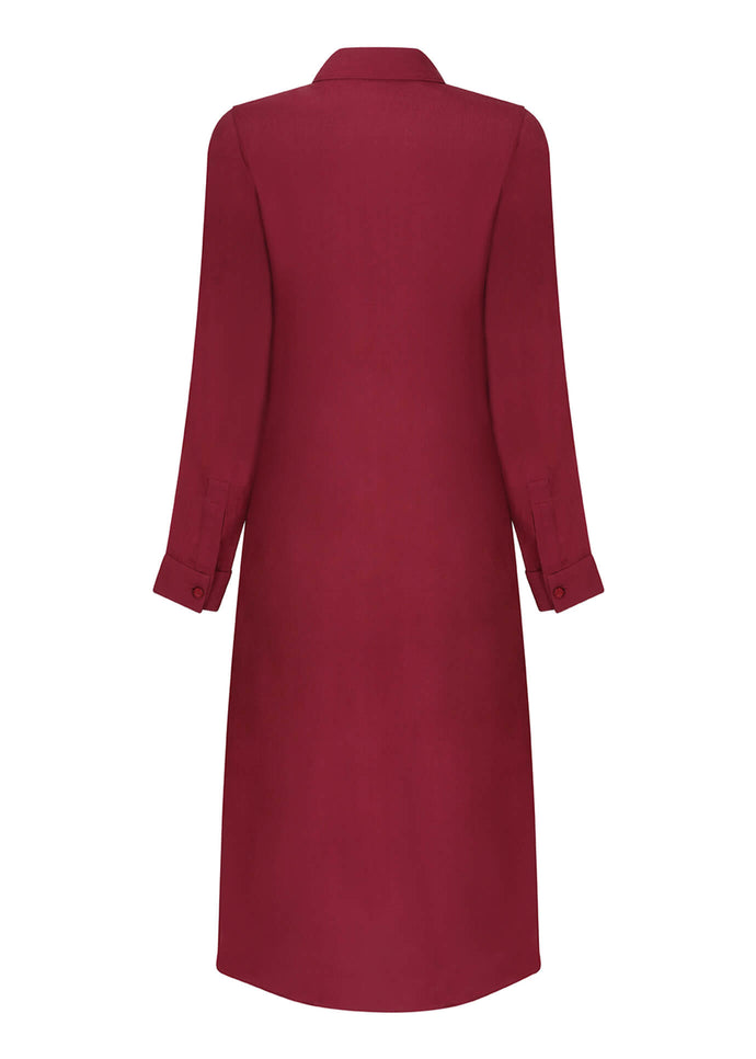 Shirt Dress Berry | Shirt Dresses | Aab Modest Wear
