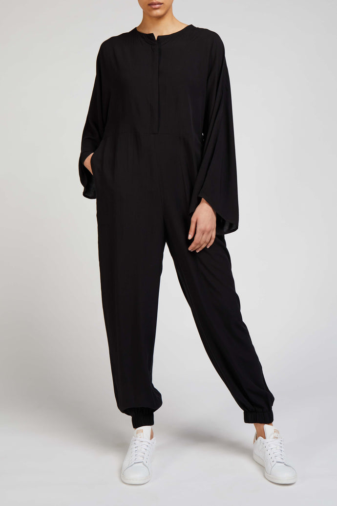 Loose Fit Jumpsuit Black (Final Sale)