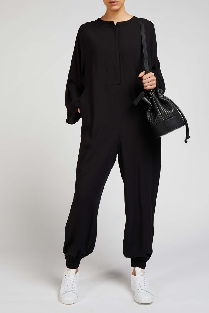 Loose Fit Jumpsuit Black (Final Sale)