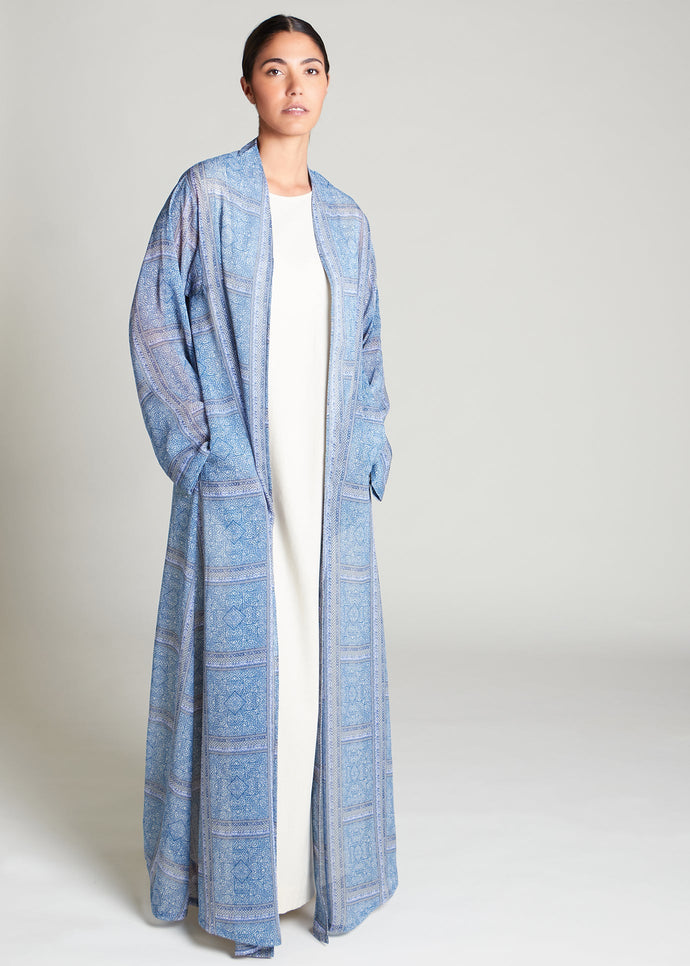 Tile Print Kimono (Final Sale)