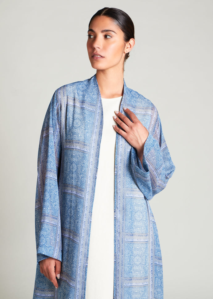 Tile Print Kimono (Final Sale)