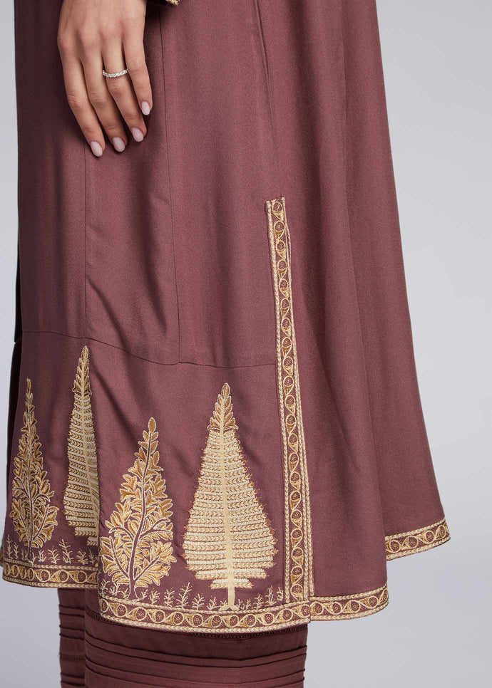 Qasida Kimono Damask Rose | Kimonos | Aab Modest Wear