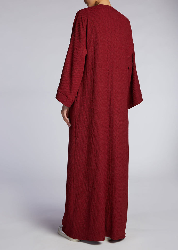 Textured Cardigan Plum | Coats & Cover-Ups | Aab Modest Wear