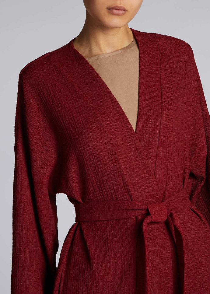Textured Cardigan Plum | Coats & Cover-Ups | Aab Modest Wear