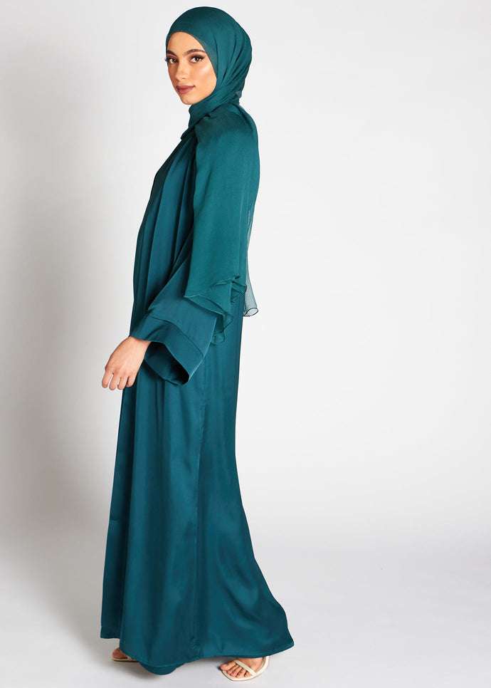 Satin Kimono Wrap Panderosa