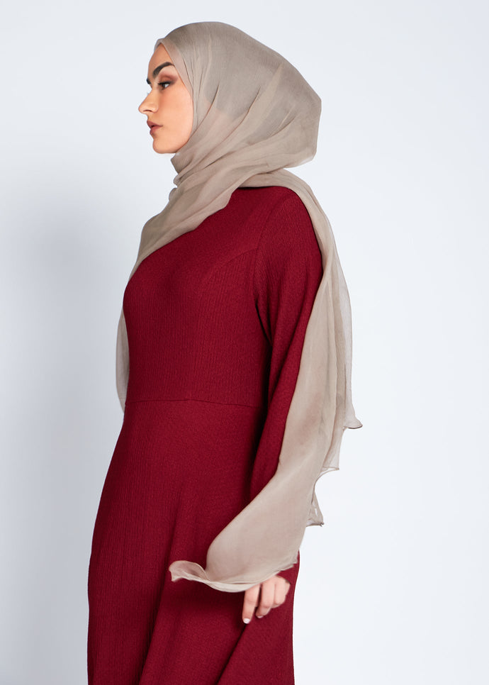 Textured Maxi Plum | Maxi Dresses | Aab Modest Wear