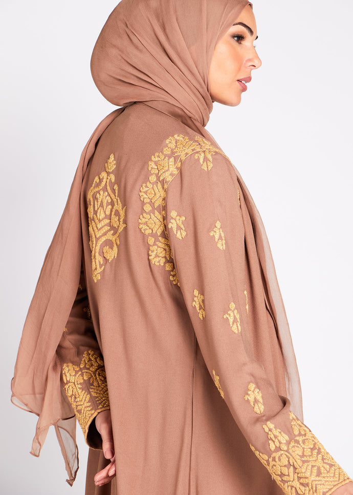 Dorada Long Jacket Nude | Coats and Cover-Ups | Aab Modest Wear