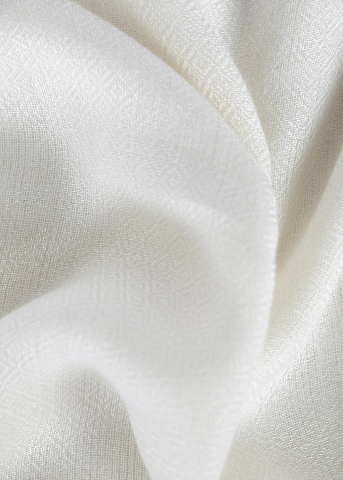 Diamond Weave Hijab Off White