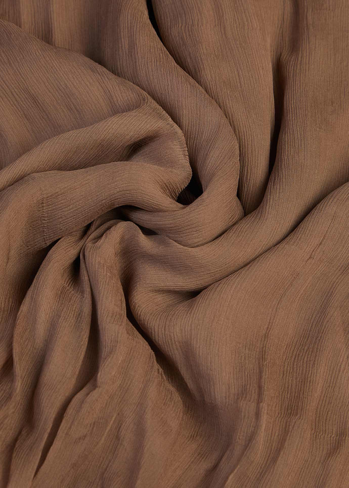 Cuban Coffee Chiffon Silk Hijab | Hijabs | Aab Modest Wear
