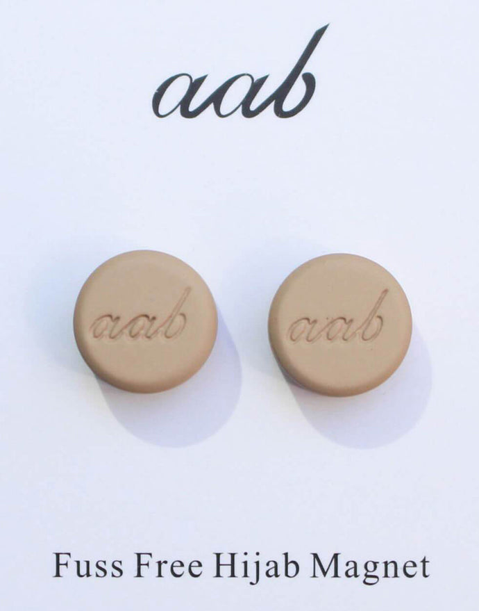 Matte Alabaster Hijab Magnet - Twin Pack