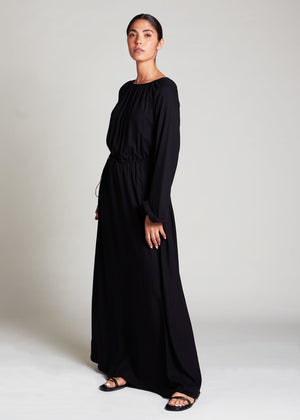 Drawcord Abaya Black | Abayas | Aab Modest Wear
