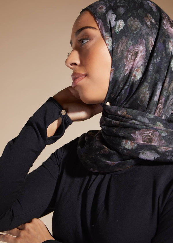 Mulberry Abaya Black