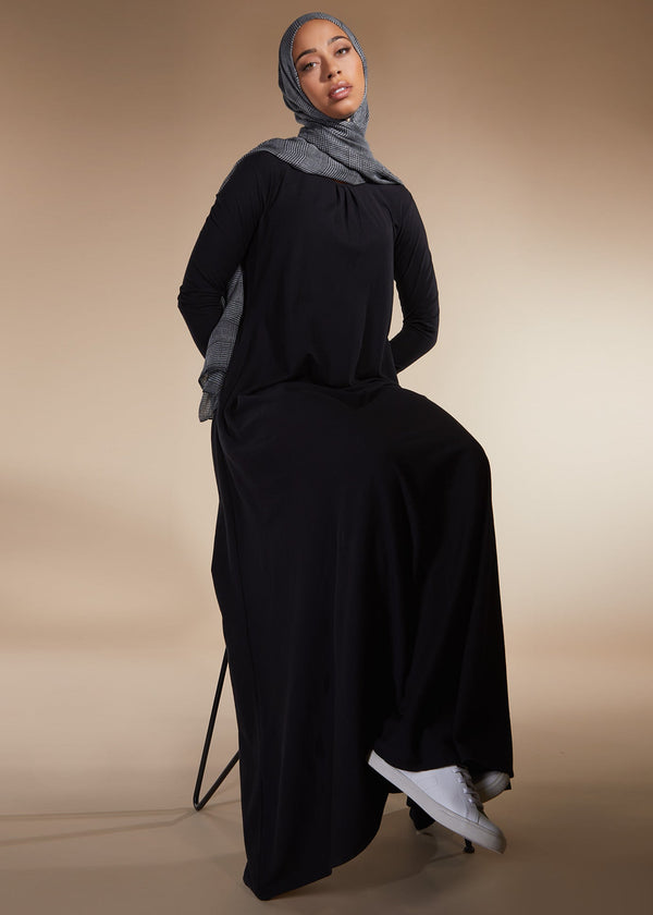 Mulberry Abaya Black