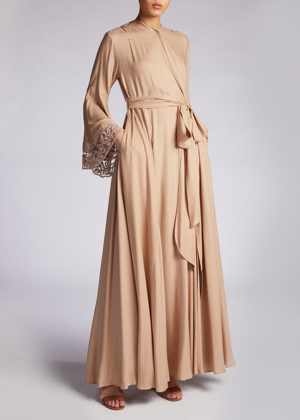 Dantel Wrap Abaya | Abayas | Aab Modest Wear