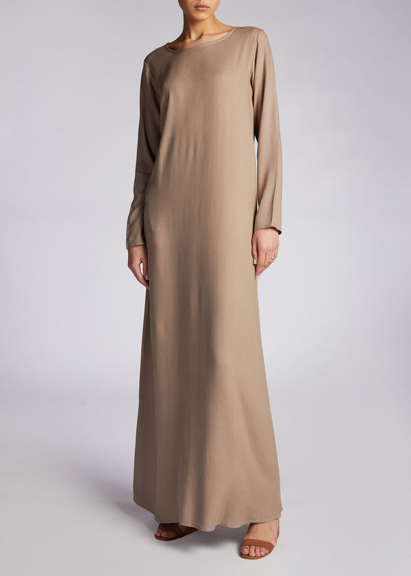 Full Sleeve Slip Griege | Slip Dresses | Aab Modest Wear