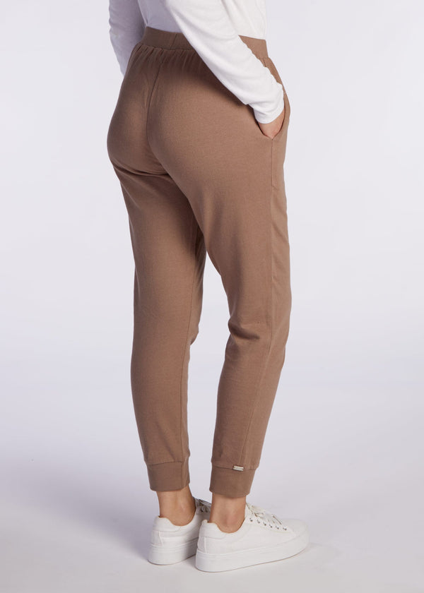 Cotton Cuffed Leggings Khaki