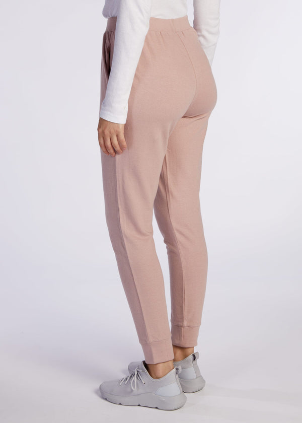 Cotton Cuffed Leggings Pink