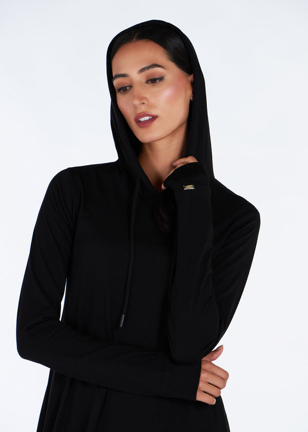 Hoody Abaya Black
