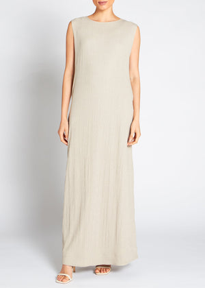 Cream Slip Dress