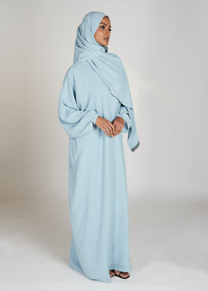 Prayer Abaya Powder Blue