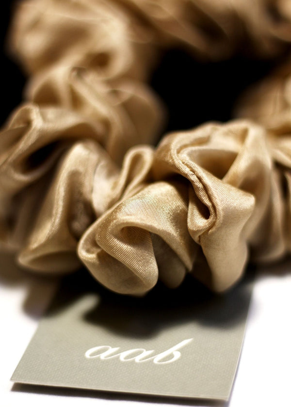 Silk Scrunchie Nude