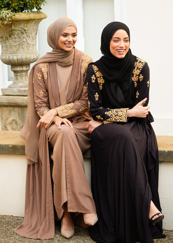 Dorada Long Jacket Black | Coats & Cover-Ups | Aab Modest Wear