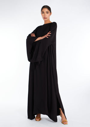 Hurra Abaya Black | Abayas | Aab Modest Wear