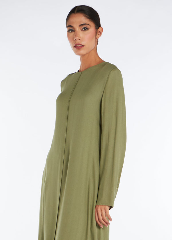 Long Line Abaya Mint Green | Abayas | Aab Modest Wear